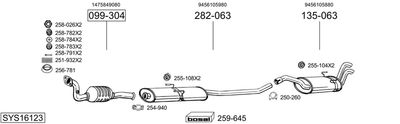 BOSAL SYS16123