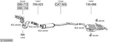 BOSAL SYS00990