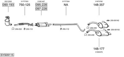 BOSAL SYS09115