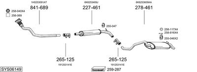 BOSAL SYS06149