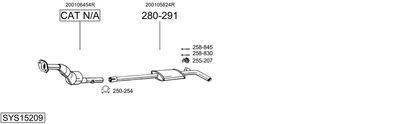 BOSAL SYS15209 BOSAL SYS15209