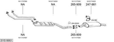 BOSAL SYS18951