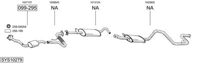 BOSAL SYS10279 BOSAL SYS10279
