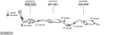 BOSAL SYS06314