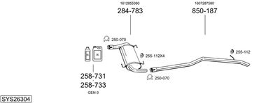 BOSAL SYS26304
