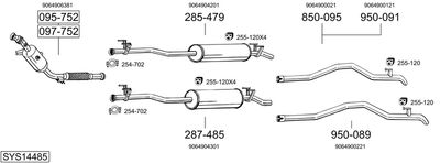 BOSAL SYS14485