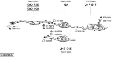 BOSAL SYS00530