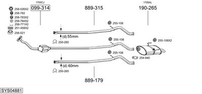 BOSAL SYS04881