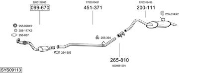 BOSAL SYS09113 BOSAL SYS09113