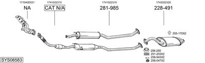 BOSAL SYS06583