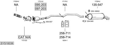 BOSAL SYS10039