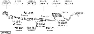 BOSAL SYS09102
