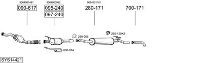 BOSAL SYS14421