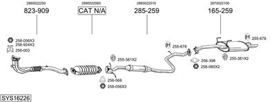 BOSAL SYS16226