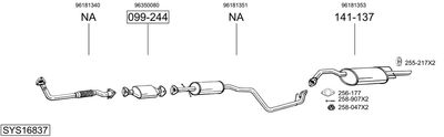 BOSAL SYS16837