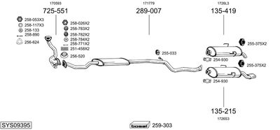 BOSAL SYS09395