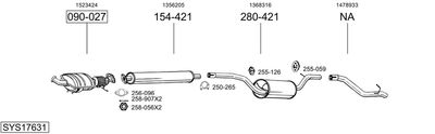 BOSAL SYS17631