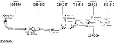 BOSAL SYS06964