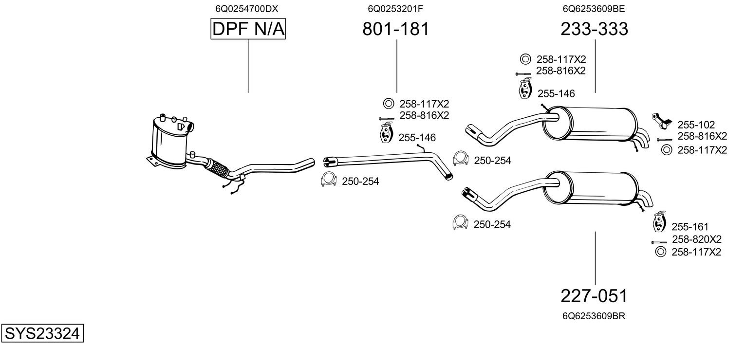BOSAL SYS23324