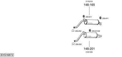 BOSAL SYS16872