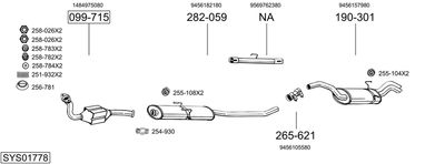 BOSAL SYS01778