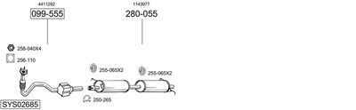BOSAL SYS02685 BOSAL SYS02685