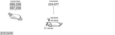 BOSAL SYS13478