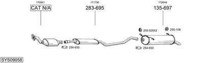 BOSAL SYS09058