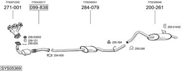 BOSAL SYS05369 BOSAL SYS05369