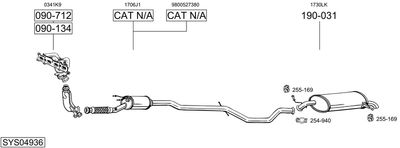 BOSAL SYS04936