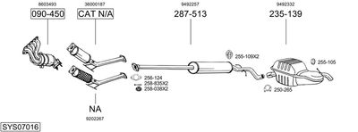 BOSAL SYS07016