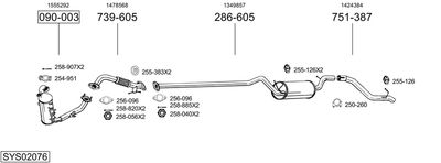 BOSAL SYS02076