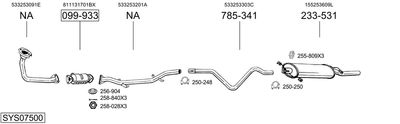 BOSAL SYS07500