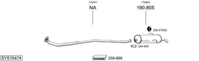 BOSAL SYS15474