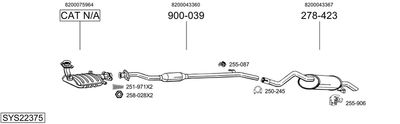 BOSAL SYS22375 BOSAL SYS22375