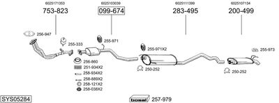BOSAL SYS05284 BOSAL SYS05284