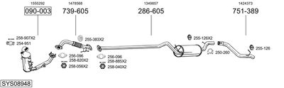 BOSAL SYS08948 BOSAL SYS08948