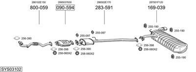 BOSAL SYS03102
