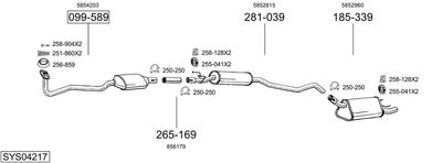 BOSAL SYS04217 BOSAL SYS04217