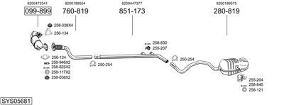 BOSAL SYS05681