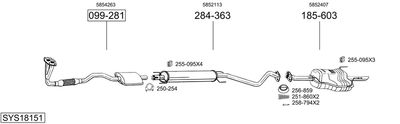 BOSAL SYS18151