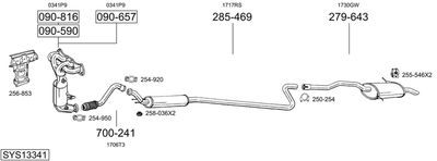 BOSAL SYS13341
