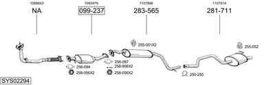 BOSAL SYS02294 BOSAL SYS02294