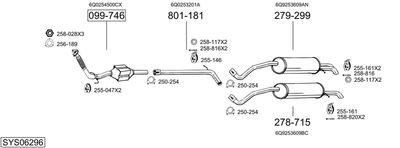 BOSAL SYS06296