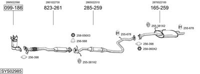 BOSAL SYS02985