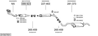 BOSAL SYS07931