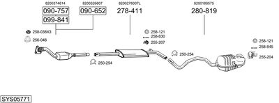 BOSAL SYS05771 BOSAL SYS05771