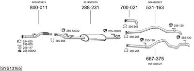 BOSAL SYS13165