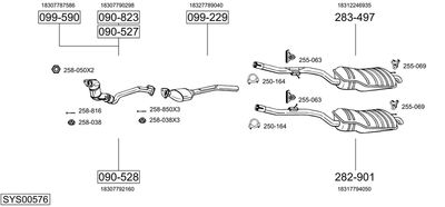 BOSAL SYS00576