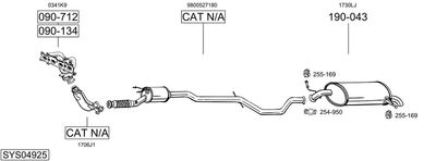 BOSAL SYS04925